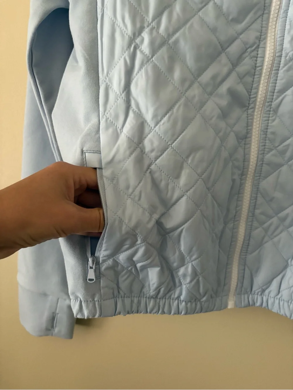 Ralph Lauren RLX Light Blue Quilted Full-Zip Girls Jacket Sz. XL(16 y.o.) New